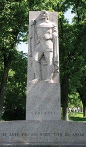 crockett-statue